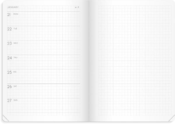 Calendar Masume 2027 engelsk text
