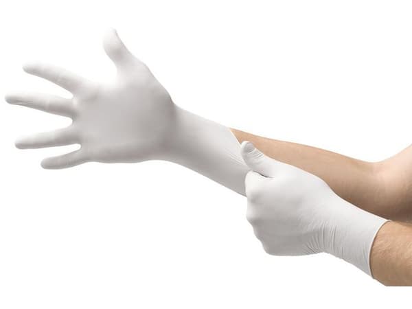 Nitrilhandske 92-205 vit 8 100/fp