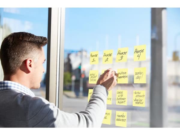Notes POST-IT SS Z-block 76x76mm gul 12st