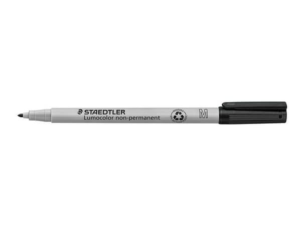 Universalpenna LUMOCOLOR M VL svart 10st