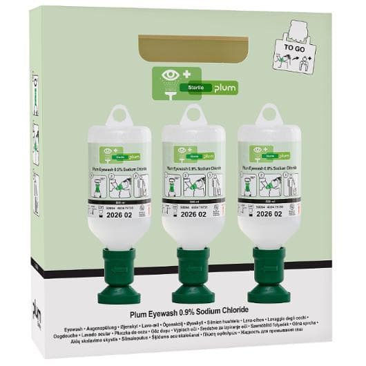 Wound and Eyewash PLUM SodChl 3x500ml
