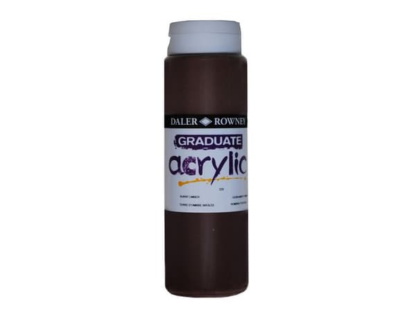 Akrylfärg 500 ml brun