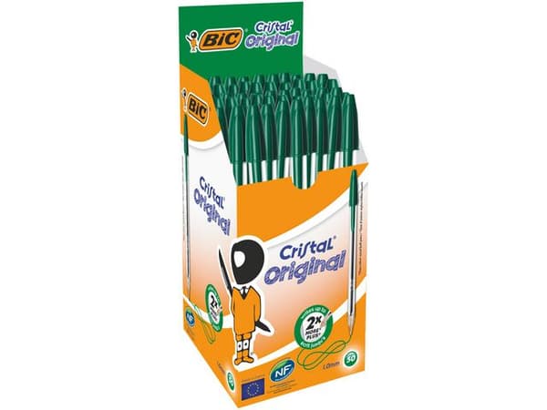 Kulpenna BIC Cristal 1,0 grön 50st