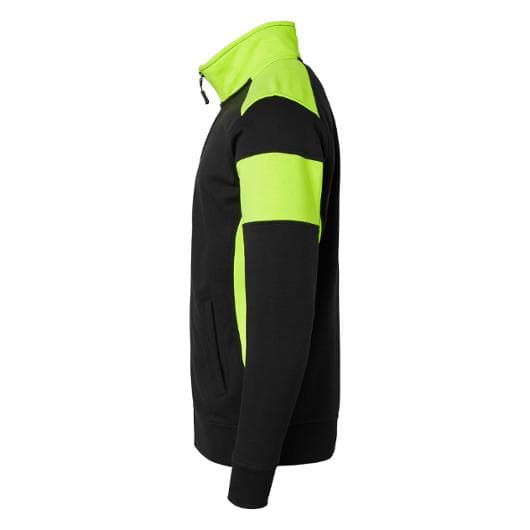 Sweatjacka TOP SWEDE 223 sv/fl gul M