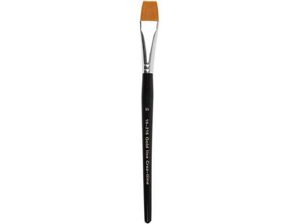 Syntetpensel Gold Line flat nr.16 6/fp
