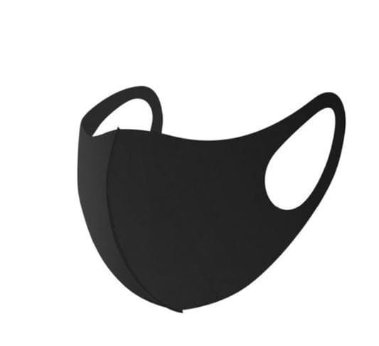 4 - pack Svart mask - munskydd - ansiktsmask