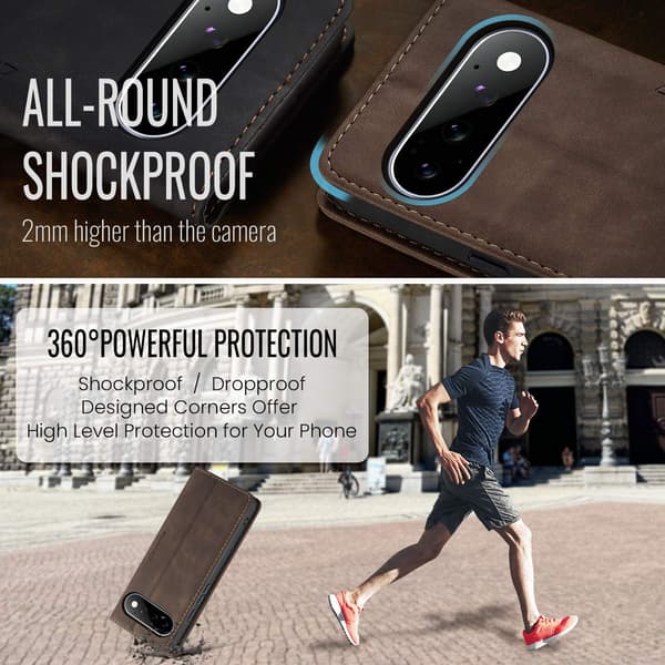 CASEME Pungcover med stativ til Google Pixel 11 Pro og Google Pixel 11