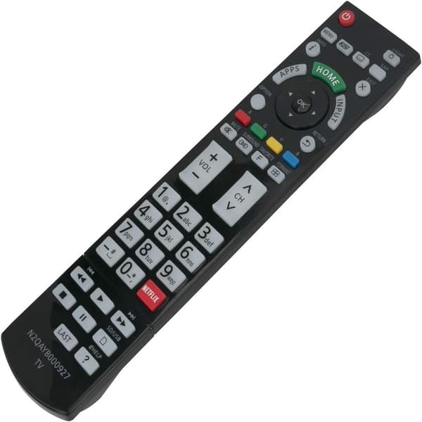 Fjernkontrollerstatning for N2QAYB000927 For Panasonic TV