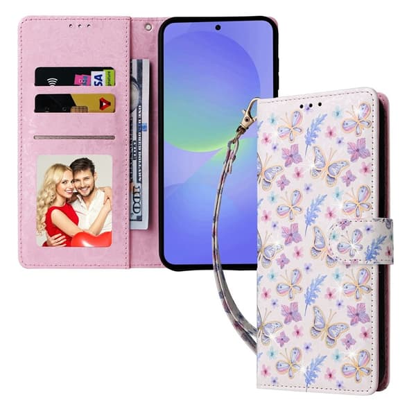 Til Samsung Galaxy A37 5G blomsterdeksel
