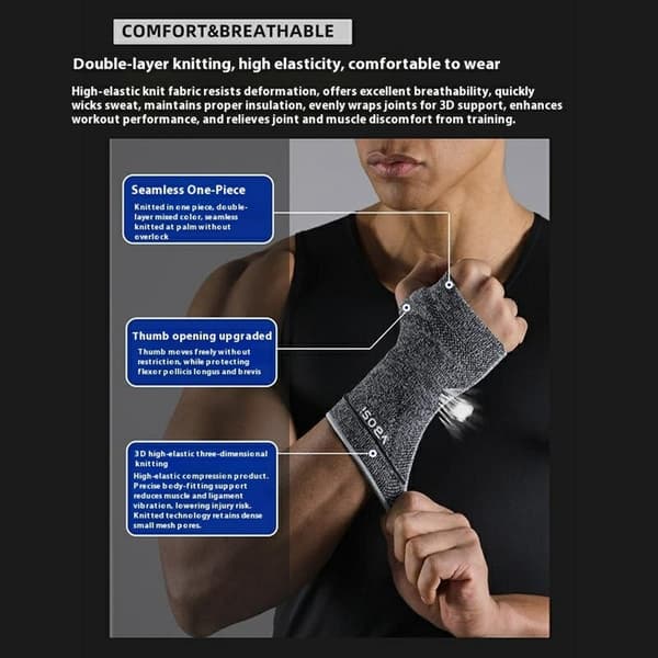 1 st. storlek L Handledsstöd Handledsskydd Kompression - Höger hand