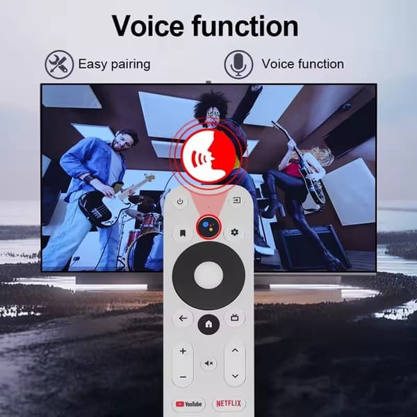 Fjernkontroll utskifting Onn Android TV 4K UHD Box Voice Remote