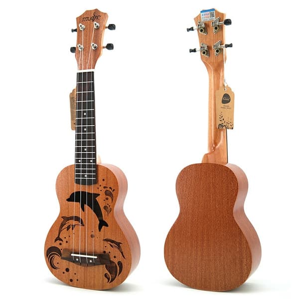Sapele Ukulele 4-strängad Musikinstrument