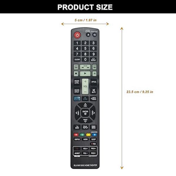 Fjernkontrollerstatning for AKB73635401 for LG Blu-ray DVD-spiller
