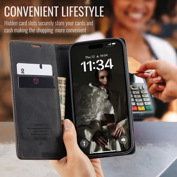 CASEME Lommebok-deksel Til  iPhone 17
