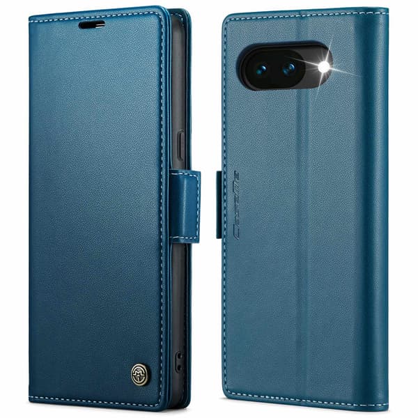 CASEME För Google Pixel 10a RFID Blockerande Plånboksfodral - Blå