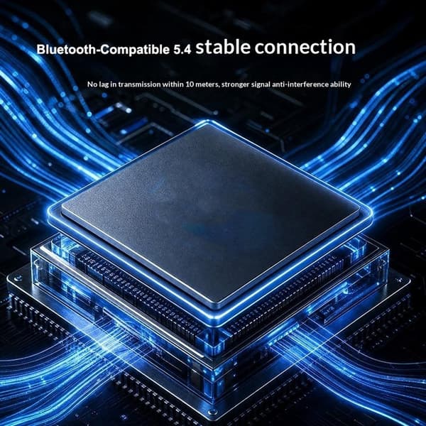 YESIDO Oversettelsesheadset – Bluetooth AI-oversettelse (Open-Ear) – Svart