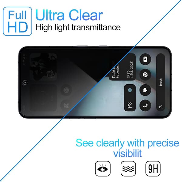 Til Nothing Phone 4a Pro Skjermbeskytter privacy