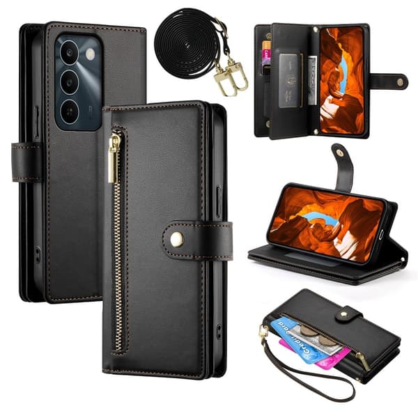 Telefonplånboksfodral för Realme C100 5G / C83 5G