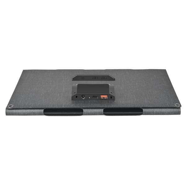 40W solcellelader USB-C USB DC-porter IP65 vanntett monokrystallinsk solcellepanel