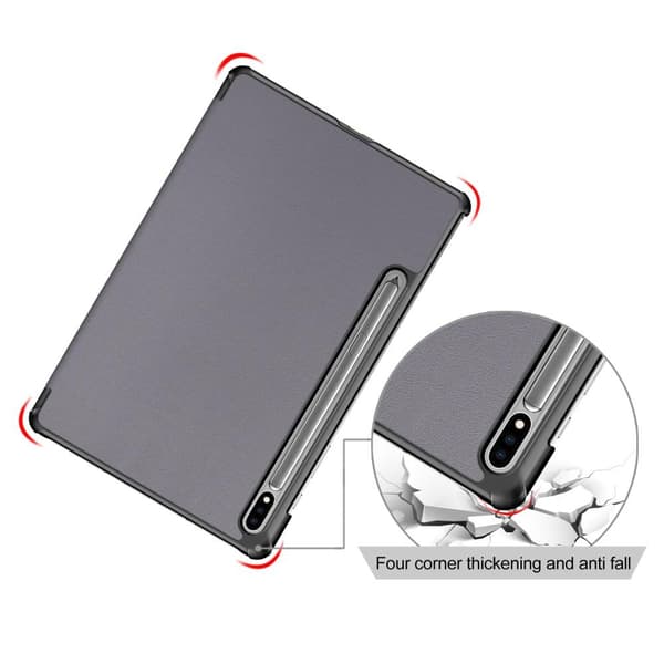 Trifoldet stativ Smart Taske til Samsung Galaxy Tab S7 FE/Tab S7 Plus/Tab S8+