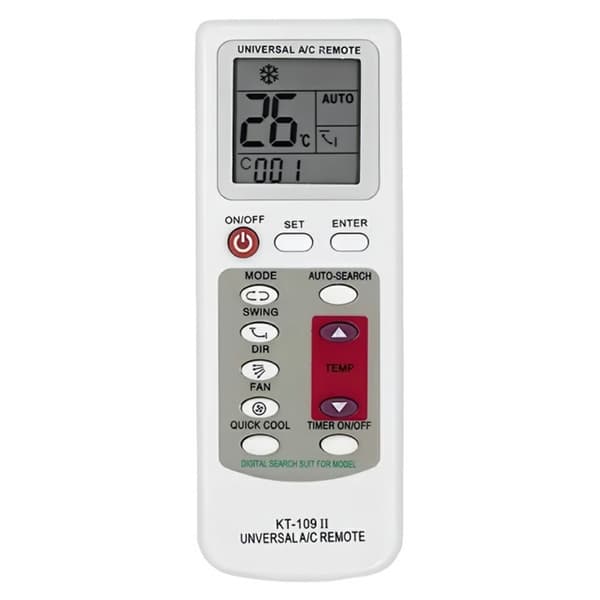 Fjärrkontroll Universal KT-109II för Air Conditioner AC luftkonditionering
