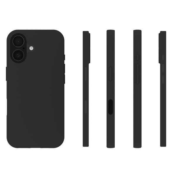 Til iPhone 17 Case TPU Cover Bagside - Sort