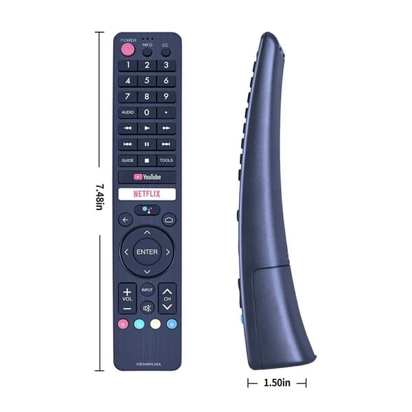 TV-fjernkontroll erstatning for GB346WJSA for Sharp TV-stemmefunksjon