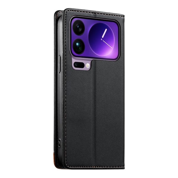 DIERFENG Til Xiaomi 17 Pro Max Pungcover RFID Beskyttelse Stander - Sort