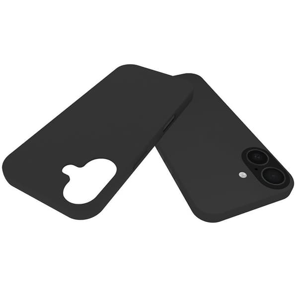 Til iPhone 17 Case TPU Cover Bagside - Sort