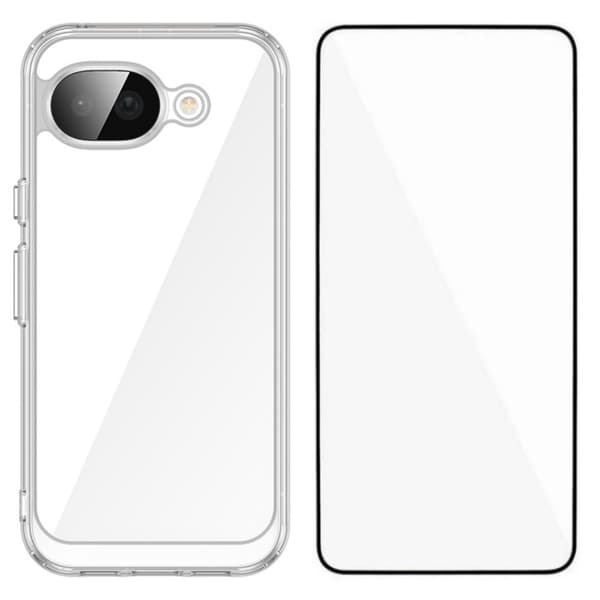 WANLONFENG mobildeksel med skjermbeskytter til Google Pixel 10a