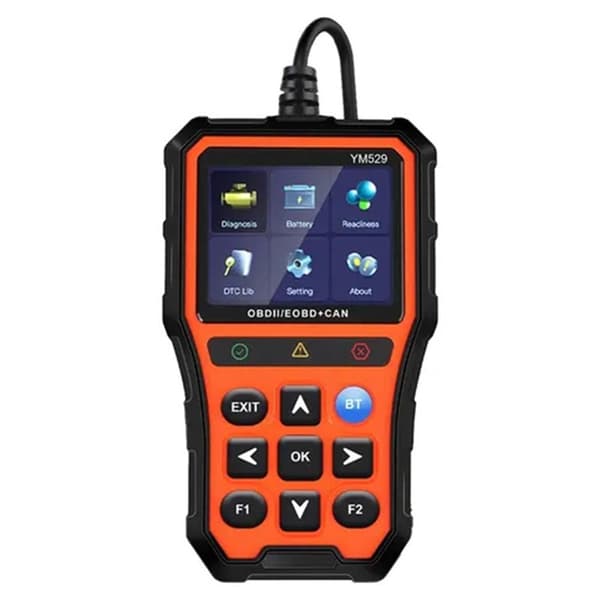 OBD2-bildiagnosescanner med Bluetooth, live-data og batteritester