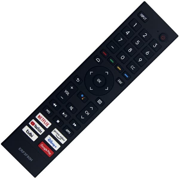Fjärrkontroll Ersättning ERF3F80H För Hisense TV (Stöder inte röstfunktion)