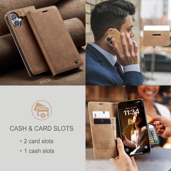 CASEME Lommebok-deksel Til iPhone 17
