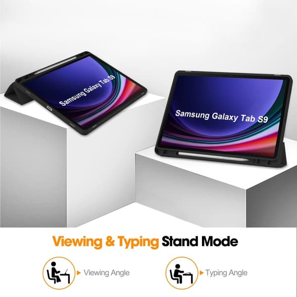 Slim Fit Dekseldeksel Til Samsung Galaxy Tab S9 Sleep - Wake Up