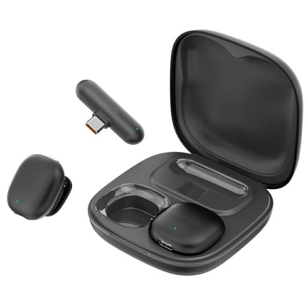 Mikrofon for iPhone 15/16/Android støydempende lavalier-mikrofon med USB-C-mottaker