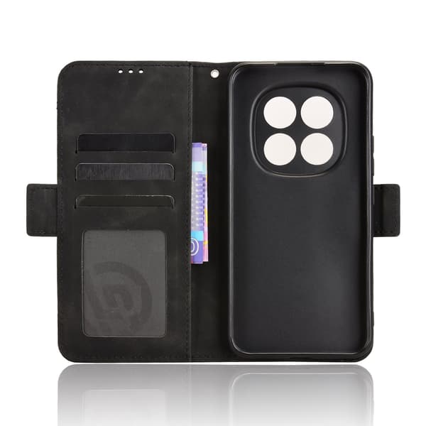 Til Xiaomi Redmi Note 15 Pro 5G Case Pung Etui Shell Telefon Case Ekstra kort - Sort