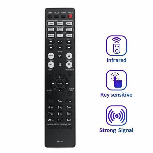 Fjernkontroll erstatning RC-1163 For DENON AV Receiver