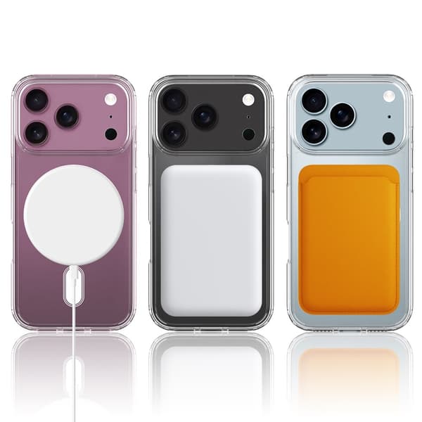 Till iPhone 17 Pro Max Transparent Mobilskal