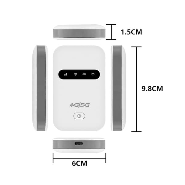 M26-E eurasisk version WiFi mobil router 4G trådløs understøtter forbindelse til 10 enheder