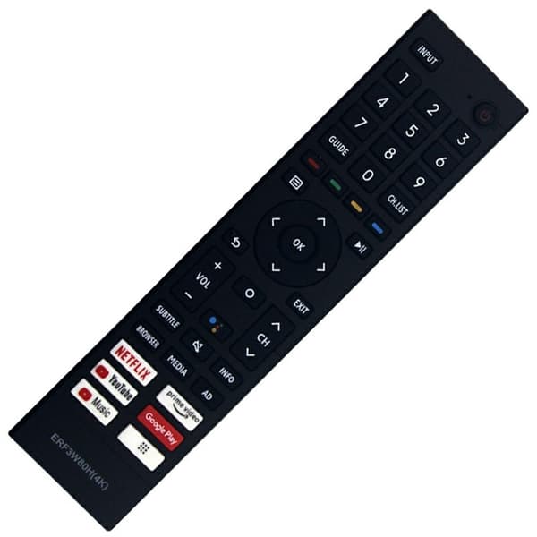 Fjärrkontroll Ersättning ERF3W80H För Hisense TV (Stöder inte röstfunktion)