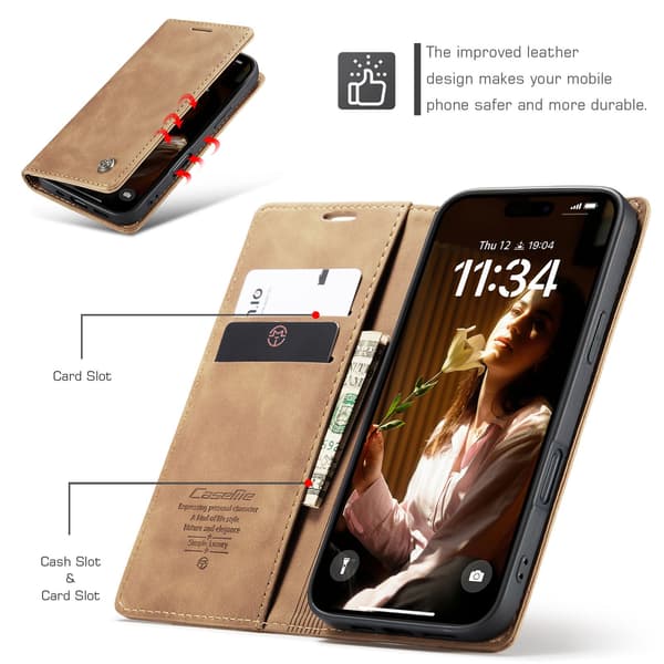 CASEME Lommebok-deksel Til iPhone 17