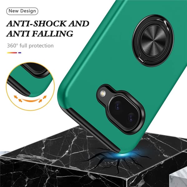 Til Pixel 10a Deksel Hybriddeksel med Finger Ring