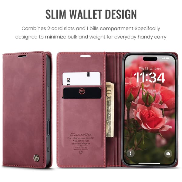 CASEME Lommebok-deksel Til iPhone 17