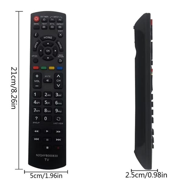 Fjernkontrollerstatning for N2QAYB000830 For Panasonic TV