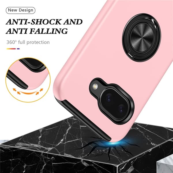 Til Pixel 10a Deksel Hybriddeksel med Finger Ring