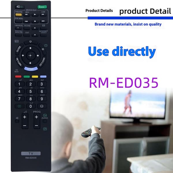 Fjernkontrollerstatning for RM-ED035 For Sony TV
