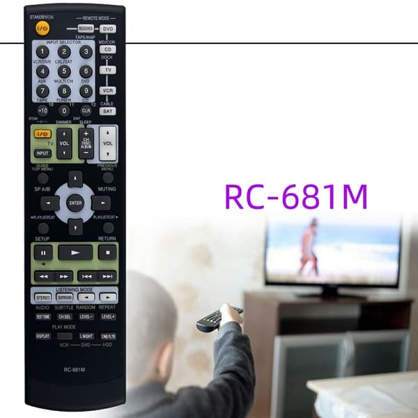 Fjernkontroll erstatning RC-681M for Onkyo forsterker