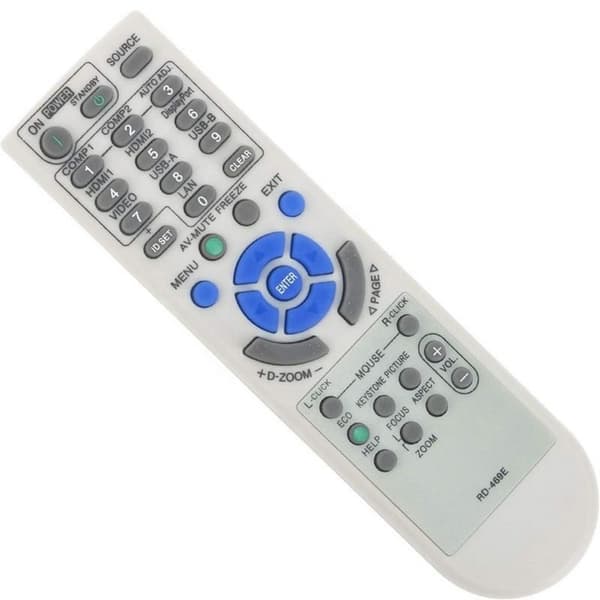Fjernkontroll Erstatning RD-469E for NEC-projektor