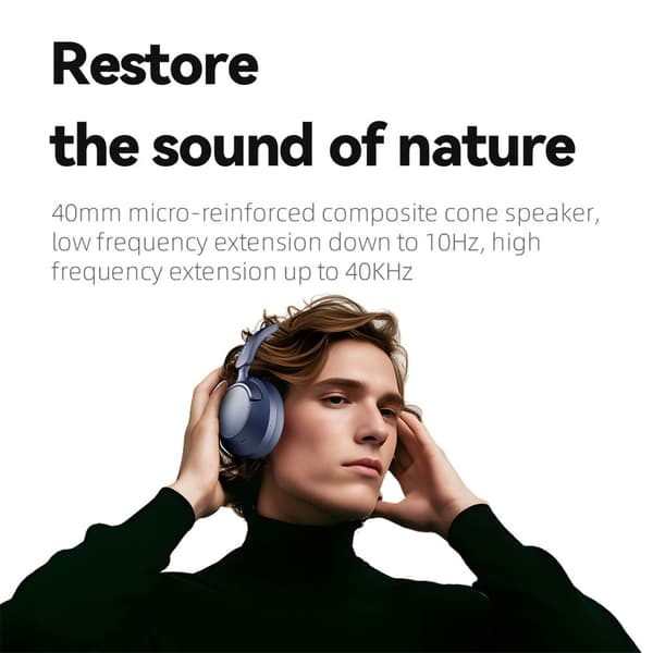 Trådløse PC Gaming Headset Støjreducerende Over-Ear Bluetooth Hovedtelefoner - Sort