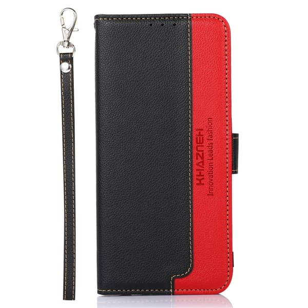 KHAZNEH Til Xiaomi Redmi Note 15 Pro Etui RFID-blokkerende telefonlærfutteral